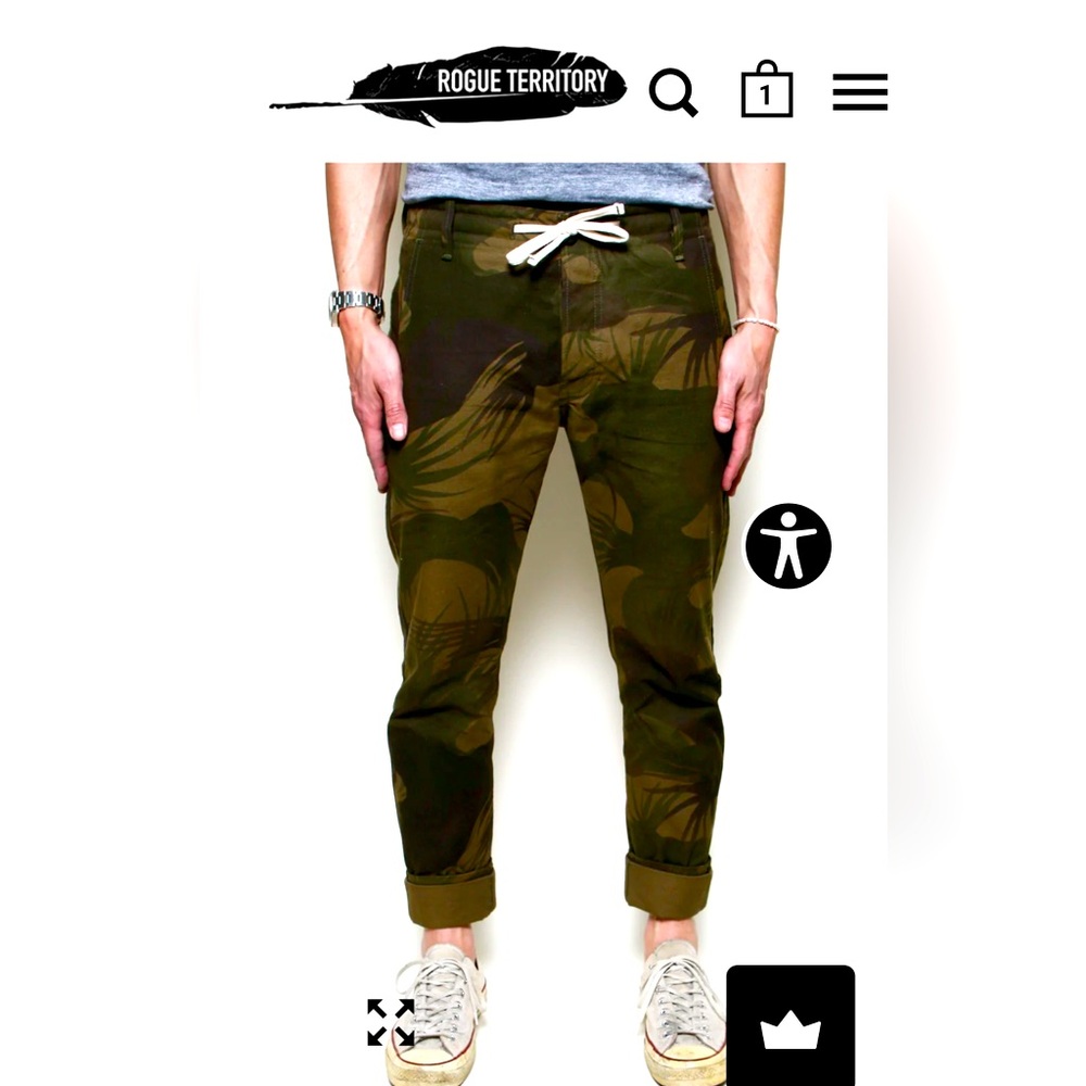 Rogue Territory camo style pants